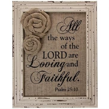 Inspiration Burlap Wall Art