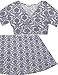 Aphratti Women Short Sleeve V Neck Faux Wrap Casual Floral Long Beach Maxi Dress