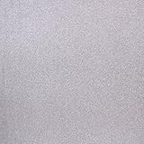 American Crafts POW Glitter Paper 12"X12", Solid/Silver(Pack of 1)