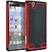COVRWARE® ZTE Lever LTE Case - [ Armor Defender] Dual Layer [ Shockproof ] [ Drop Protection] Protective Case for ZTE Lever LTE Z936L - [ Include HD Invisible Film ] Retail Package - Red