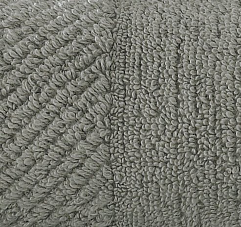 CassaDecor Set of 6 100% Combed Organic Cotton (2 Bath Towels, 2 Hand Towels, 2 Wash Cloths) - Naturel By Kassatex, Steel