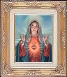 Immaculate Heart of Mary by Simeone Framed Art, 13.5" x 15.5" - MADE IN ITALY
