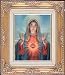Immaculate Heart of Mary by Simeone Framed Art, 13.5" x 15.5" - MADE IN ITALY