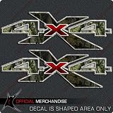 4x4 Truck Sticker Decal Hunting Camouflage Camo chevy ford dodge