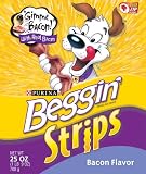 Beggin' Strips, Bacon Flavor Dog Snacks, 25-Ounce Bags (Pack of 2)