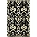 Sofia Rug Collection - Black/ Ivory