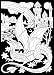 Dragon Castle - 11x15 Fuzzy Velvet Coloring Poster