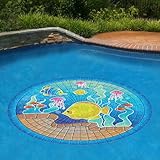 Tropical Fish Underwater Pool Mosaic - Small 29" Pool Art