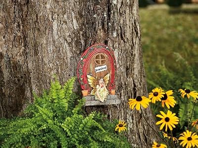 "Do Not Disturb" Fairy Statuary with Solar Light