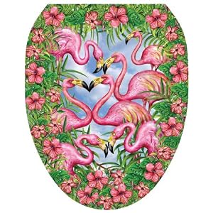 Toilet Tattoos TT-7307-O Flamingo