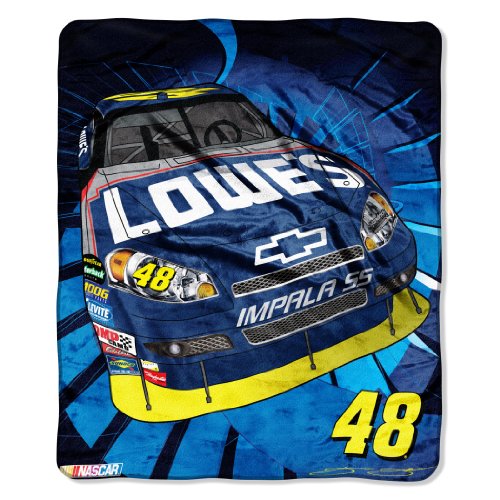 Jimmie Johnson NASCAR Micro Raschel Blanket (Bank Series) (50x60")
