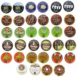 Crazy Cups Extra Bold Sampler, Single-cup coffee pack sampler for Keurig K-Cup Brewers (Pack of 35)