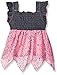 Little Lass Girls' 2 Piece Skimmer Set Denim Disco Dots