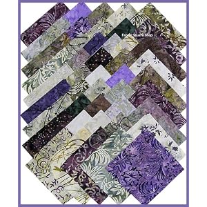 Moda-DRAGONFLY-SUMMER-BATIK-5-Quilting-Fabric-Squares