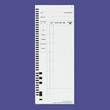 Pyramid Technologies 4410010 Time Cards For Model 4000, 100/Pack