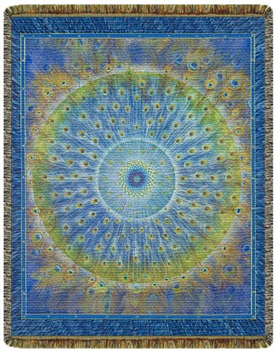 Peacock Mandala Throw