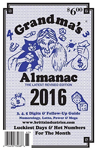 2016 Grandma's Almanac - Lottery Book