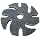 JoolTool Scotch-Brite Unitized Abrasive Disc, Non Woven Web Backing, Aluminum oxide, 3" Diameter