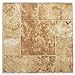 Achim Home Furnishings FTVMA42020 Nexus 12-Inch Vinyl Tile, Marble Beige Terracotta, 20-Pack