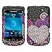 MyBat Bubble Hearts W/ Full +Stones Hard Cover Case For BlackBerry Torch 9800 thumb