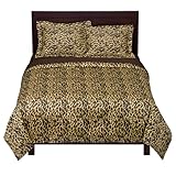 LEOPARD Leopard Print 300Tc Duvet Set - TWIN