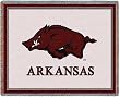 Univ of Arkansas Hog Mascot - 69 x 48 Blanket/Throw - Arkansas Razorbacks