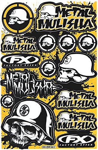 Rockstar Energy Drink Metal Mulisha Yamaha Kawasaki Motorcross Race Racing F1 Logo Sponsor Sticker Decal Skateboard Car Bike Bicycle Kid Wall Helmet Decoration Red Mulisha MUYW2