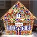 HOLOGRAPHIC LIGHTED GINGERBREAD HOUSE CHRISTMAS YARD DECORATIONS