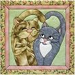 Cats Meow-12"X12"