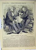 1885 MEN ARGUMENT POLITICAL PARITES TABLE WINE BOTTLES