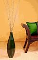 Shopping The Globe Bamboo Teardrop Floor Vase, 24 Inch - Green