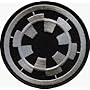 Star Wars - Round Imperial Target / Shield Logo (Black & Silver) - Embroidered Iron On or Sew On Patch