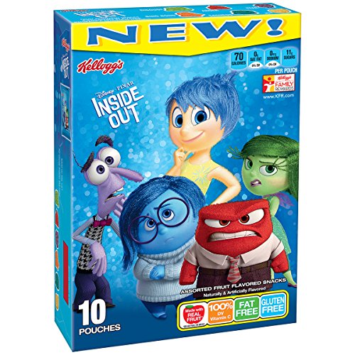 Kellogg's Disney Inside Out Fruit Flavored Snacks, 10 Count, 8 Ounce