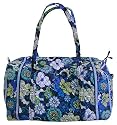 Vera Bradley Mod Floral Blue Large Duffle