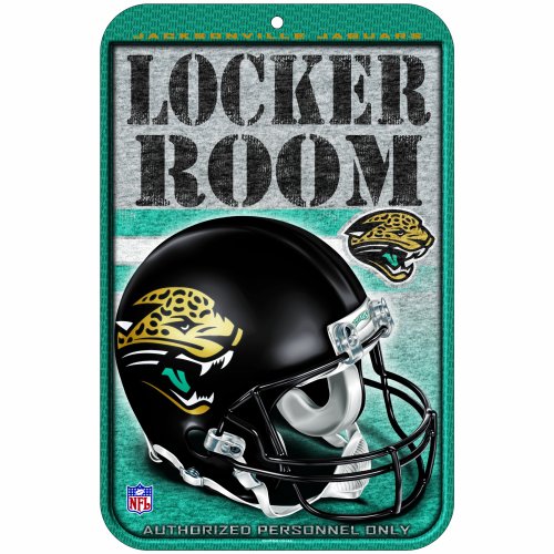 NFL Jacksonville Jaguars 11-by-17-Inch Locker Room Sign