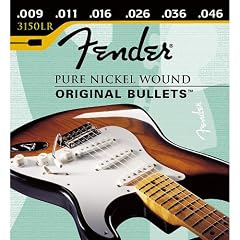 Fender 150 Nickel Wound Original Bullets Electric Guitar Strings09-46 Light Regular