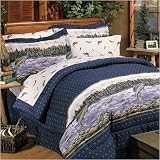 Fish Comforter + Fish Sheets - Trout Decor - King