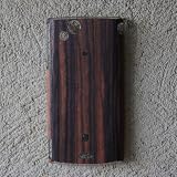 REAL WOODEN CASE COVER 「WoodGrain-木目-」 LIGHT -黒檀- for Xperia arc seo