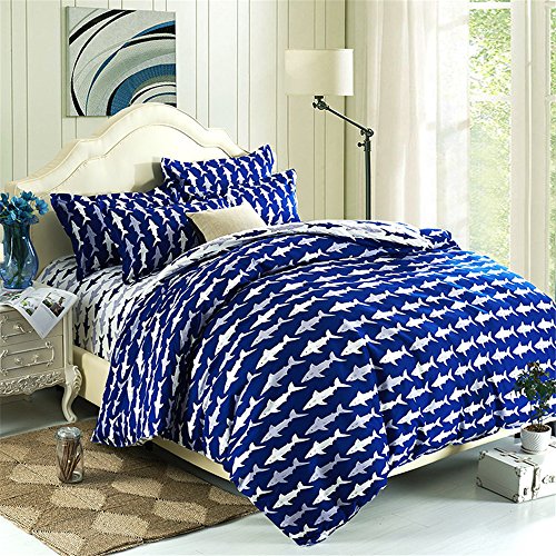 Ocean Shark Kids Duvet Cover Set
