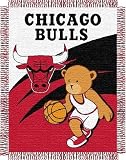 Chicago Bulls Woven Jacquard Baby Throw