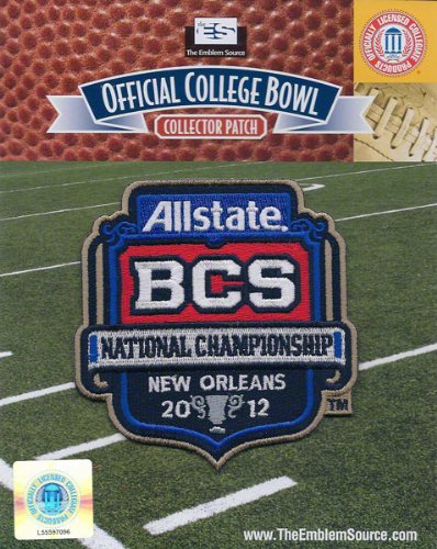 LSU Tigers vs. Alabama Crimson Tide BCS National Championship 2011 New Orleans Patch