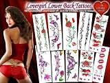 Lovergirl Lower Back Temporary Tattoos 61qeEX5vc0L. SL160 Lovergirl Lower Back Temporary Tattoos