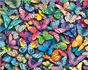 Butterflies 1000 Piece Jigsaw Puzzle White Mountain