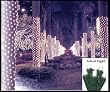 2' x 8' Pure White LED Net Style Tree Trunk Wrap Christmas Lights - Green Wire