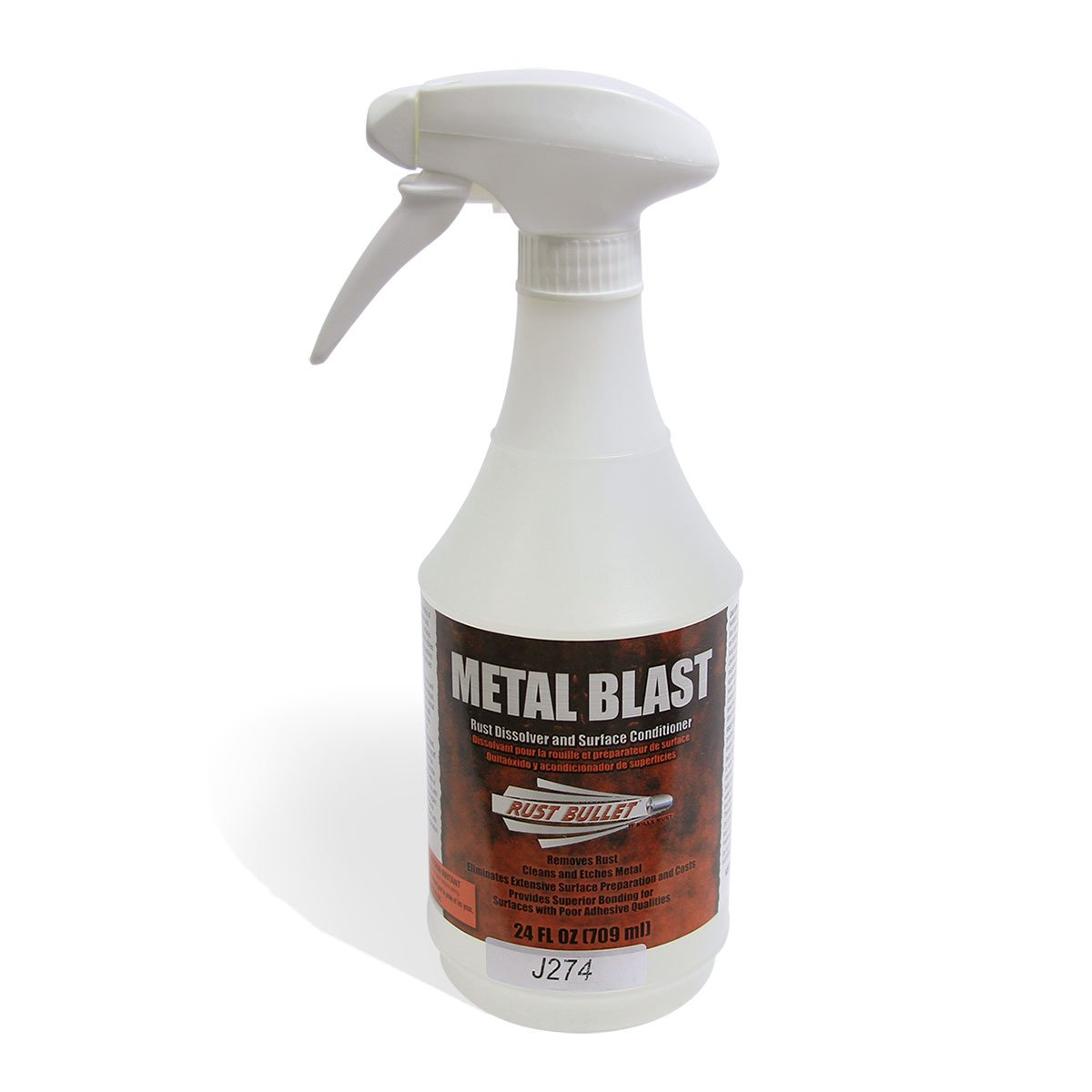 Rust Bullet MB24SP Metal Blast Rust Treatment and Rust Remover, 24 oz. Spray Bot eBay