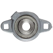 Boston Gear XL21/2 Mounted Bearing, Flange, Light Duty, 2 Bolts, 0.5 Bore