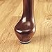 SoftTouch 4002495HB Self Stick Round Felt Furniture Pads Protect Hardwood Floors from Scratches 1 Inch, Brown (160 Piece Value Pack),