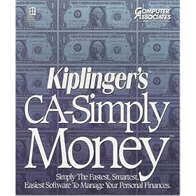 Kiplinger's CA-Simply Money - Simply the Fastest, Smartest, Easiest Software to Manage Your Personal Finances by Computer Associates (Windows 3.1 Compatible)