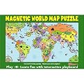 World Magnetic Puzzle Map