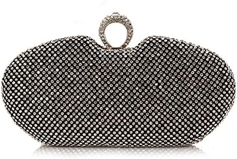 Only You Cosmetic Bag / Diamond Fashion Clutch / European Style Star Holding Evening Bag / Wedding Bag -93 (black)